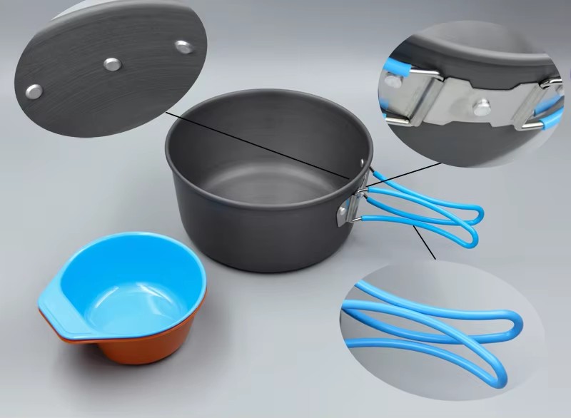 เครื่องครัวตั้งแคมป์แบกเป้หม้อ - Camping Cooking Pots And Pans บทวิจารณ์และราคา