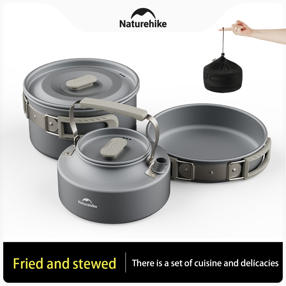 Naturehike ชุดหม้อกลางแจ้ง,อุป - Camping Cooking Pots And Pans บทวิจารณ์และราคา