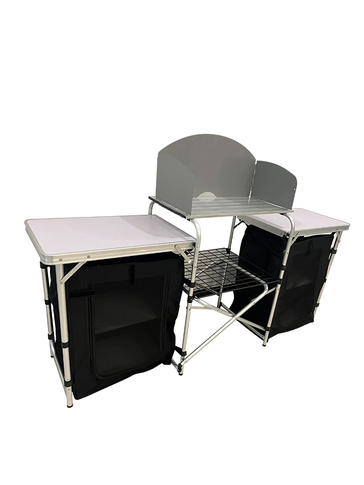 โต๊ะครัวพับได้อลูมิเนียมแบบพกพ - Camping Cooking Table บทวิจารณ์และราคา