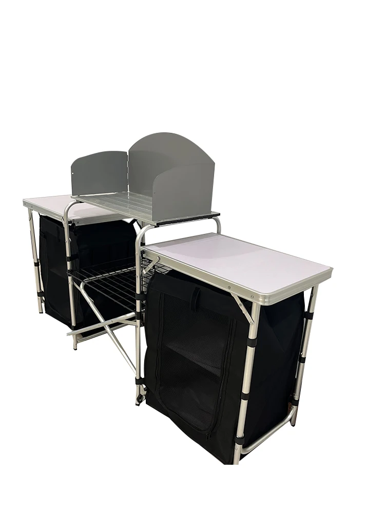 โต๊ะครัวพับได้อลูมิเนียมแบบพกพ - Camping Cooking Table บทวิจารณ์และราคา