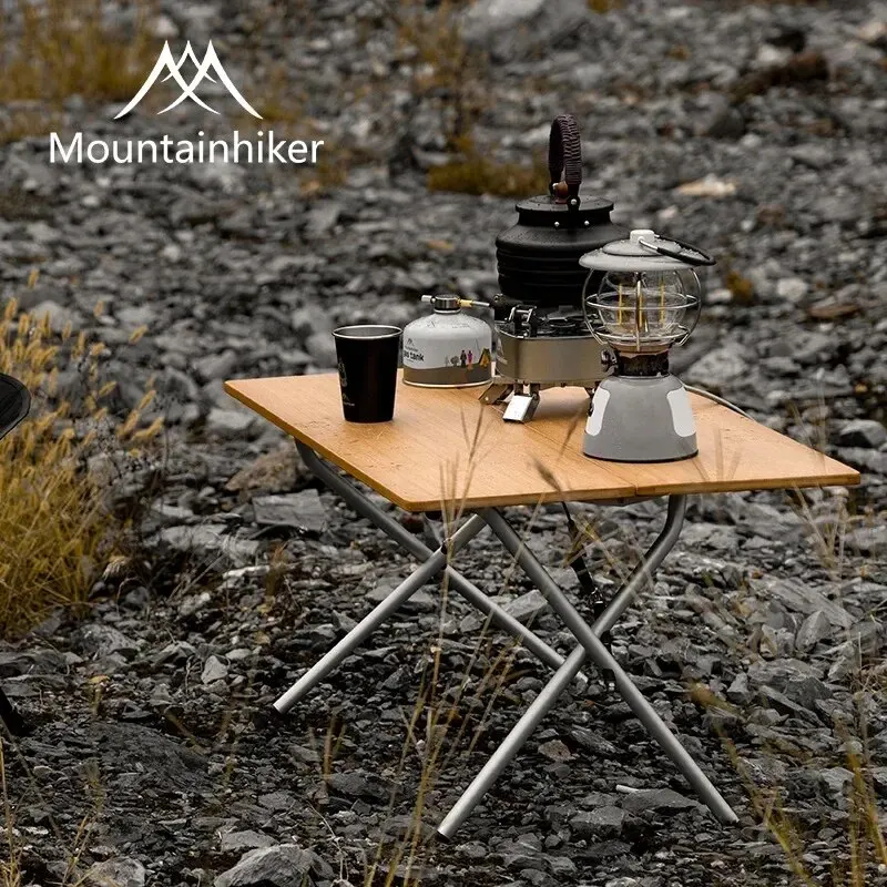 MOUNTAINHIKER 2/3 โต๊ะพับไม้ไผ - Camping Cooking Table บทวิจารณ์และราคา