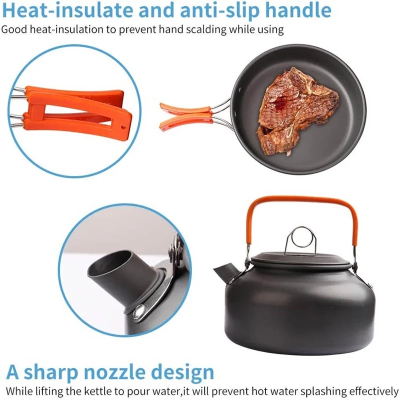 ชุดอุปกรณ์ทำอาหารสำหรับตั้งแคม - Camping Cooking Unit บทวิจารณ์และราคา