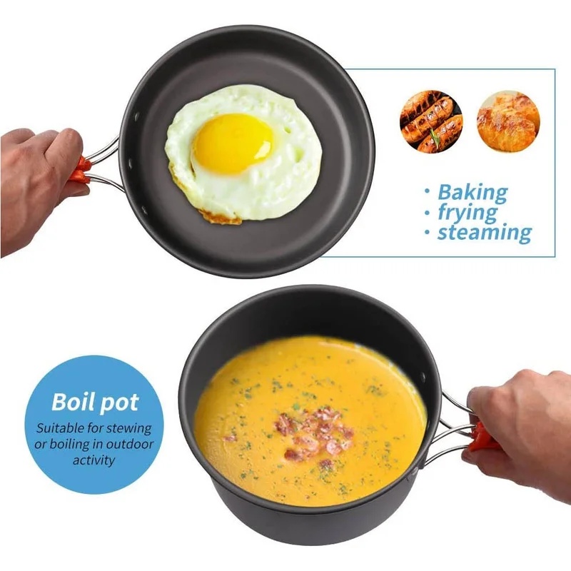 ชุดอุปกรณ์ทำอาหารสำหรับตั้งแคม - Camping Cooking Unit บทวิจารณ์และราคา
